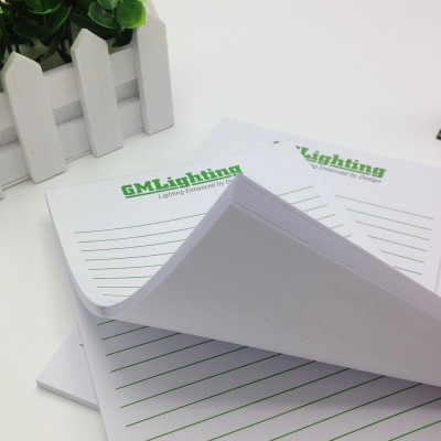 a4a516K便签纸广告胶头本红头文件企业抬头练字本信纸草稿纸图2