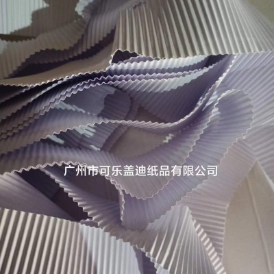 定制波浪面防震单层白色瓦楞纸隔纸玻璃包装缓冲轻便环保材料广州图5