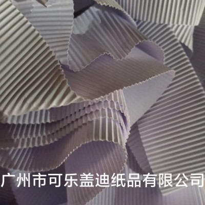 定制波浪面防震单层白色瓦楞纸隔纸玻璃包装缓冲轻便环保材料广州图4
