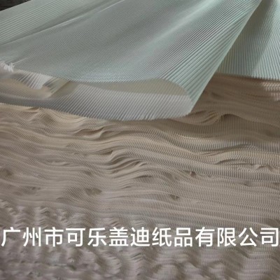 定制波浪面防震单层白色瓦楞纸隔纸玻璃包装缓冲轻便环保材料广州图3