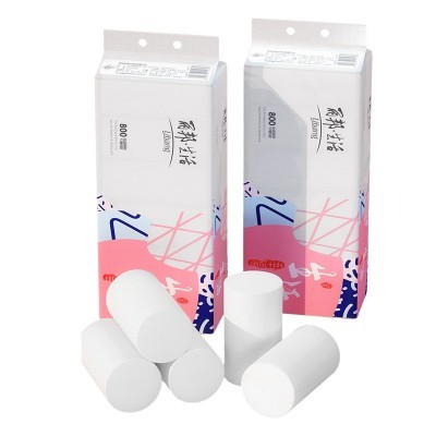 丽邦生活无芯卷纸800g/提/12卷家用实惠装纸巾学生宿舍卫生纸批发图4