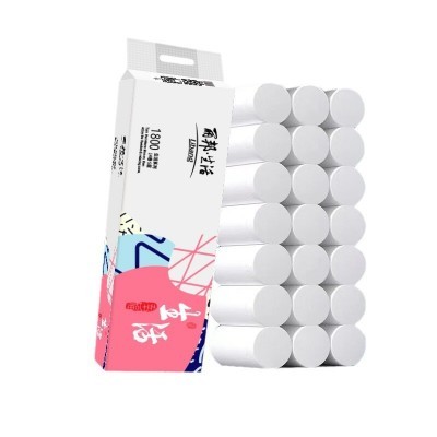 丽邦卫生纸1800克柔韧五层无芯卷纸巾家用擦手纸厕纸宿舍大卷手纸图2