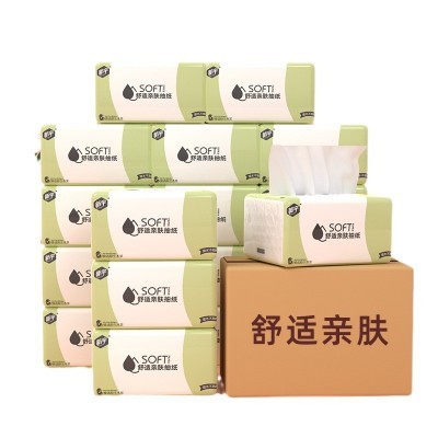 纸巾整箱400张原木抽纸批发大包家用加厚婴儿面巾纸餐巾厂家代发图3
