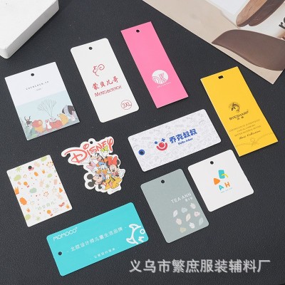 外贸服装吊牌制作 男女吊牌制作衣服商标 服装标签印刷 免费设计图2