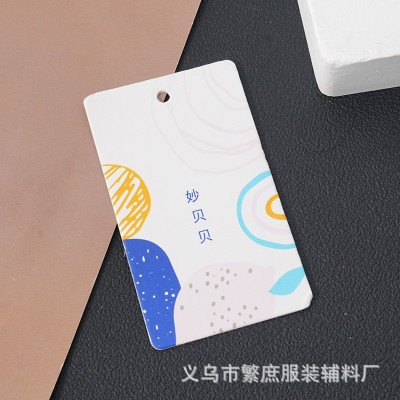外贸服装吊牌制作 男女吊牌制作衣服商标 服装标签印刷 免费设计图3