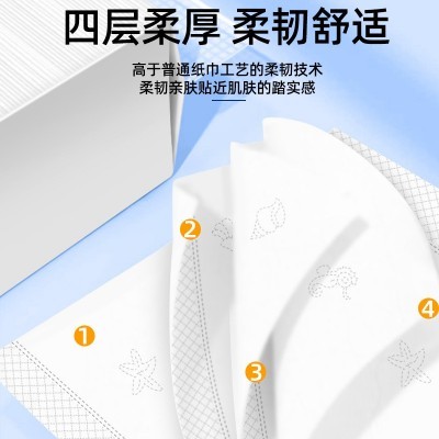 纸巾批发悬挂式抽纸整箱家用酒店饭店商用餐巾纸散装厕所卫生纸草图4