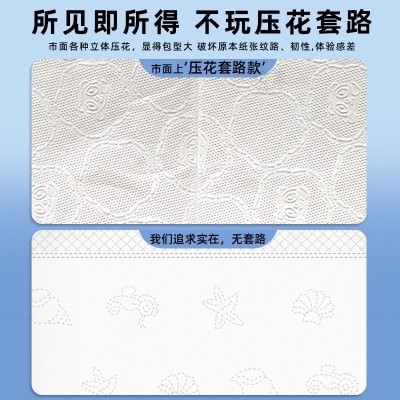 纸巾批发悬挂式抽纸整箱家用酒店饭店商用餐巾纸散装厕所卫生纸草图3