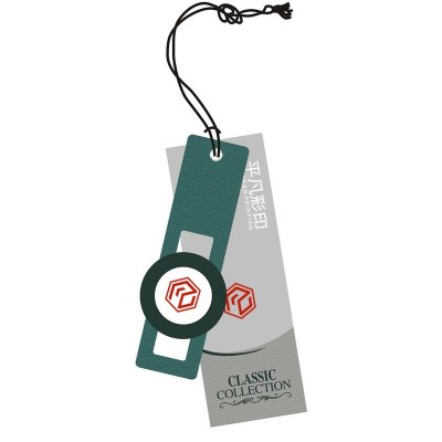 可定制美观时尚新款镂空服装t恤纸吊牌制作logo印刷服装吊卡设计图3