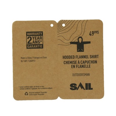 服装家纺吊牌彩卡欧美风吊卡纸卡 男女复古吊卡背包手表吊牌卡图4