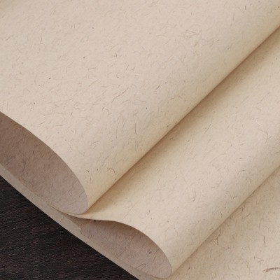 南唐古宣麻纸书法作品纸蜡染宣纸六尺整张四尺国展作品纸仿古图2