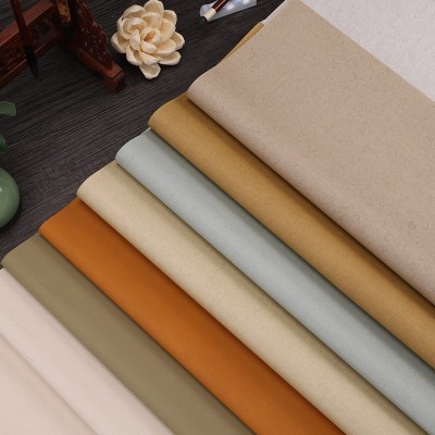 南唐古宣麻纸书法作品纸蜡染宣纸六尺整张四尺国展作品纸仿古图3