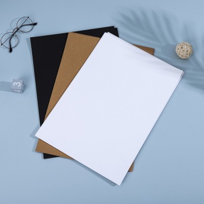 现货长方形纸8k16ka3A4开黑白牛皮卡纸儿童绘画素描彩铅厚硬卡纸图4