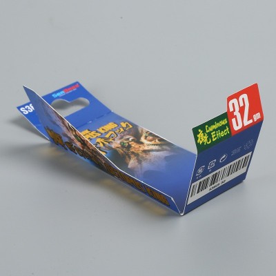 飞机孔包装纸卡定 制彩卡打包异形卡片产品吊挂钩背卡印刷厂图3