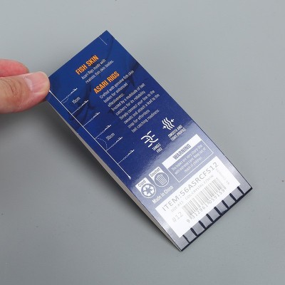 包装纸卡定 制彩色飞机孔对折吸塑背卡异形页眉彩卡印刷小批量图5