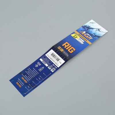 包装纸卡定 制彩色飞机孔对折吸塑背卡异形页眉彩卡印刷小批量图4