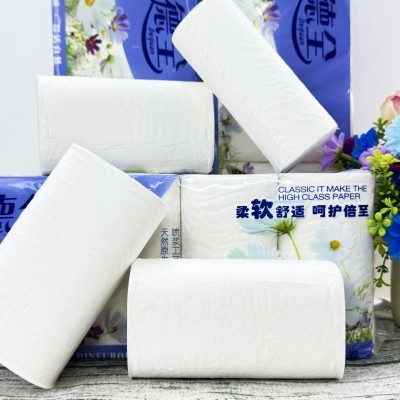 新疆纸巾卷纸卫生纸抽纸家用面巾餐厅餐巾纸厕纸原生木浆纸巾图4