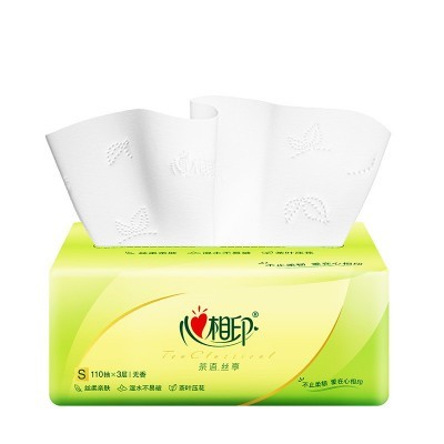 正品心相印纸巾超韧3层110抽18包整箱批发家庭实惠装抽纸一件代发图5