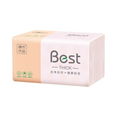 新客专享臻木300张加厚抽纸6包一提擦手纸家用面巾纸批发卫生纸图5
