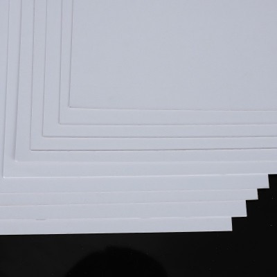 双面白卡纸A4双面白板纸加厚空白硬卡纸服装内衬模型卡纸垫板卡纸图2