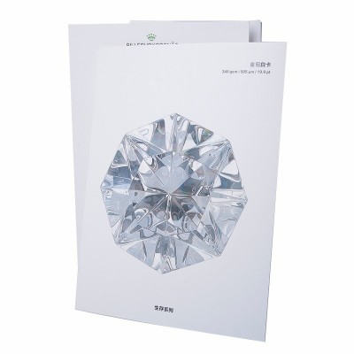 纸驿站直供 加厚皇冠白卡纸化妆品包装单面涂布卡纸瑞典白卡纸图4