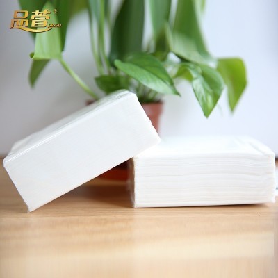 品萱抽纸100抽3层60包餐饮酒店家用纸巾KTV抽纸饭店餐 巾纸实惠装图3