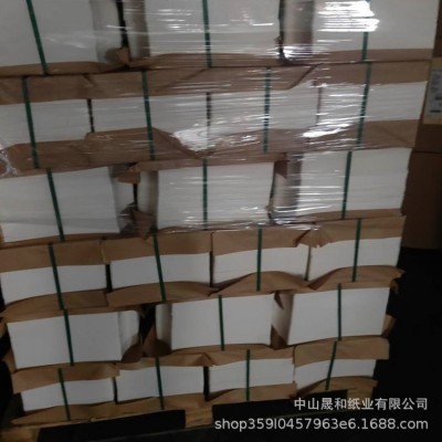 双面白卡 单铜 纸盒垫纸 服装卡纸 T恤白卡纸 衬衫白板纸厂家直供图5