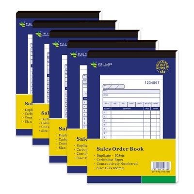 全英文收据RECEIPT 2联50份Sales Order Book国外销售单图3