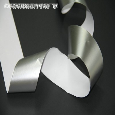 83克轻涂铝箔光金银卡 130克182克双铜铝箔纸PET金卡纸烟包内衬纸图4