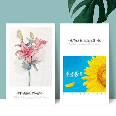 中英文售后定制卡片刮刮卡明信片感谢卡包裹卡定做引流吸粉 卡制作图4