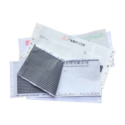 定制216*101.6/93无碳复写三四联保密薪资单网上银行密码信封印刷图5