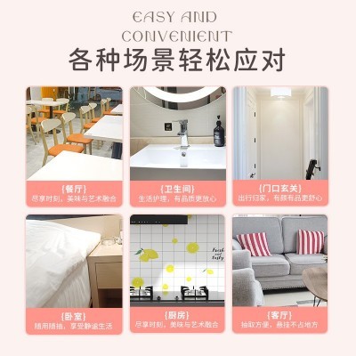 漫花10提悬挂式抽纸家用纸巾整箱面巾纸原木餐巾纸壁挂卫生纸代发图4