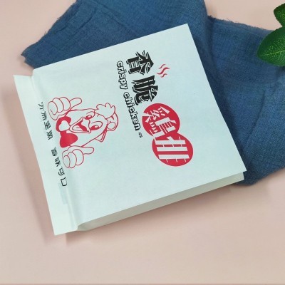 现货一次性防油纸袋摆摊炸鸡小吃袋薯条袋食品级纸袋可印刷图5