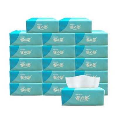 家必备可湿水抽纸30包整箱抽取式面巾纸湿水可用家用家庭实惠装纸图3