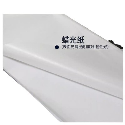 半透明纸油光纸服装印花隔色油性拷贝纸皮草蜡光牛油纸包装纸图2