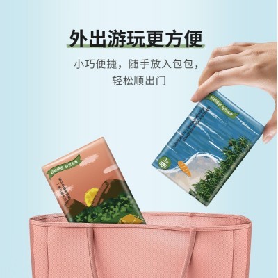 3层10包一条便携手帕纸小包纸巾批货 迷你便携无香纸巾小包随身装图2