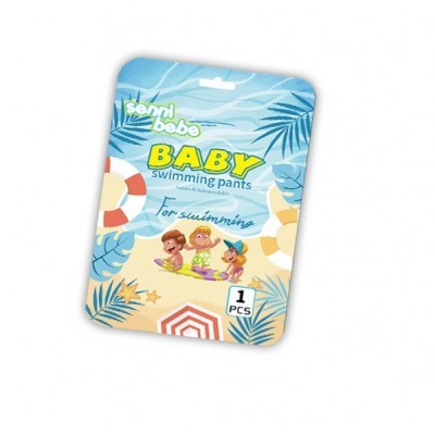 婴儿一次性游泳裤防水纸尿裤男女宝宝母婴游泳馆拉拉裤MLXLXXL码图2