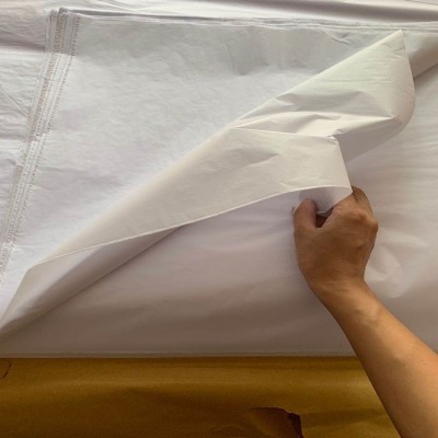 批发17克白色拷贝纸内衬服装A4包装纸 印刷logo雪梨纸防潮拷贝纸图5