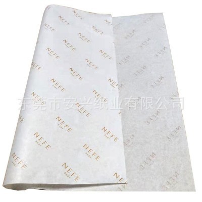 现货28克单光双光白牛皮纸加厚雪梨纸衣服鞋子包装纸无尘隔层纸图3