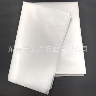 现货28克单光双光白牛皮纸加厚雪梨纸衣服鞋子包装纸无尘隔层纸图4