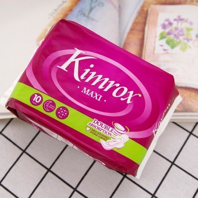 工厂代加工批发出口透气夜用防侧漏卫生巾10片图5