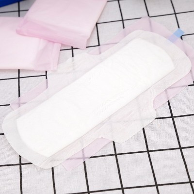 出口代加工吸水亲肤贴身透气姨妈巾10片 日用轻薄棉面卫生巾图5