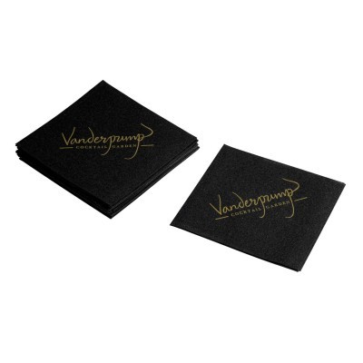 酒店方形纸巾一次性黑色无尘餐巾纸中西餐厅商用餐巾纸可定logo图5