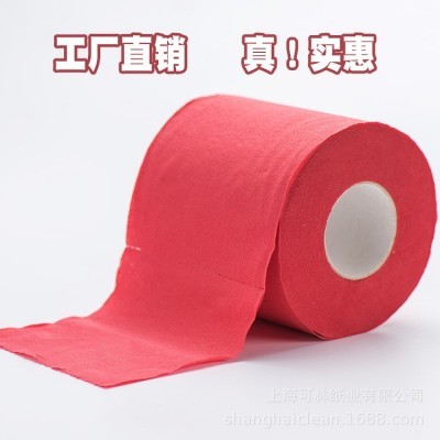 工厂直发彩色双层小卷纸家用厕纸无芯卷筒纸小卷酒店卫生纸卷纸图3