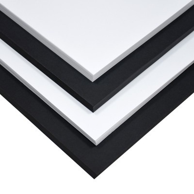 黑白卡纸 180克A3 A4彩卡纸 儿童手绘卡纸 黑白硬卡纸 手工折纸图2