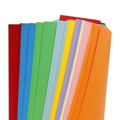 A4彩纸120克彩色复印纸 卡纸 手工折纸广告美术用纸厂家直销图3