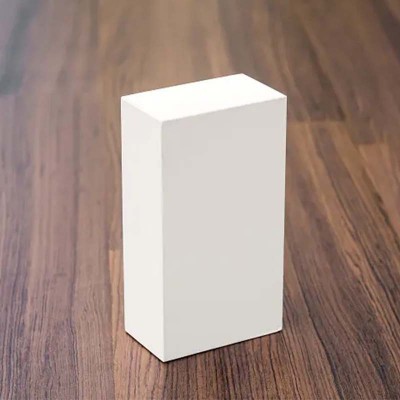 现货白色正方形包装盒牛皮纸批发折叠白卡纸彩色包装盒飞机纸盒小图2