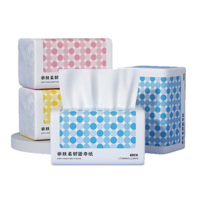 蓝漂 抽纸源头工厂 抽纸 400张加量纸巾抽纸家用大批量卫生纸图4