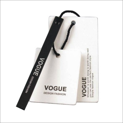 厂家批发吊牌定 做通用女装服装标签定 制现货价格吊牌可印LOGO