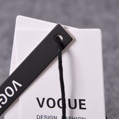 服装吊牌女装吊牌定做童装卷装吊卡制作男装标签订制衣服商标设计图2