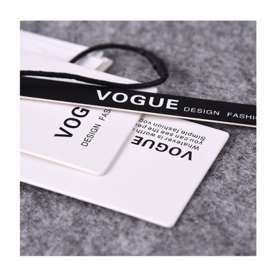 服装吊牌女装吊牌定做童装卷装吊卡制作男装标签订制衣服商标设计图4